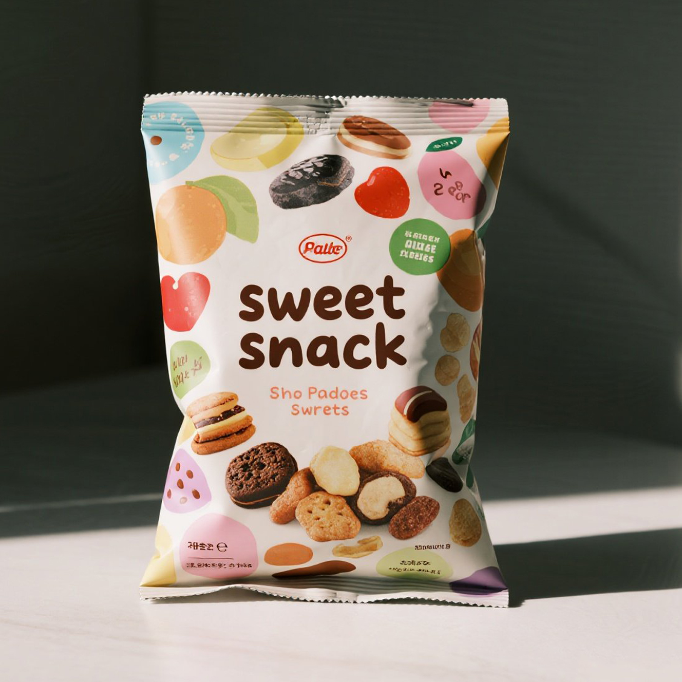 Customized Smell Odor Proof Back Side Seal Pillow Pouch for Puffed Food Mylar Bag - image 2