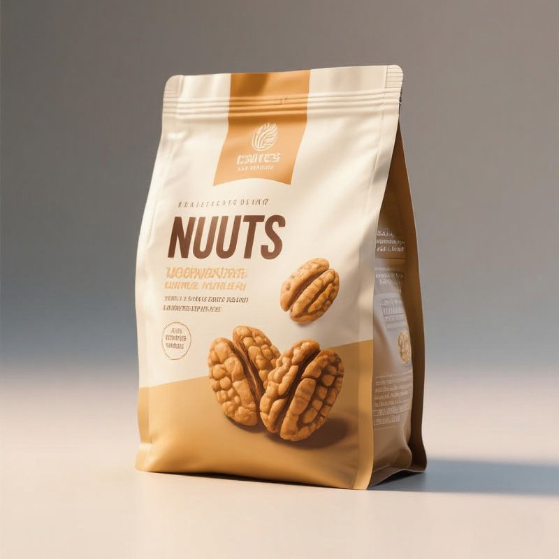 Customized Flat Bottom Pouch with Full Color Printing for Snack Cashew Nuts - image 2