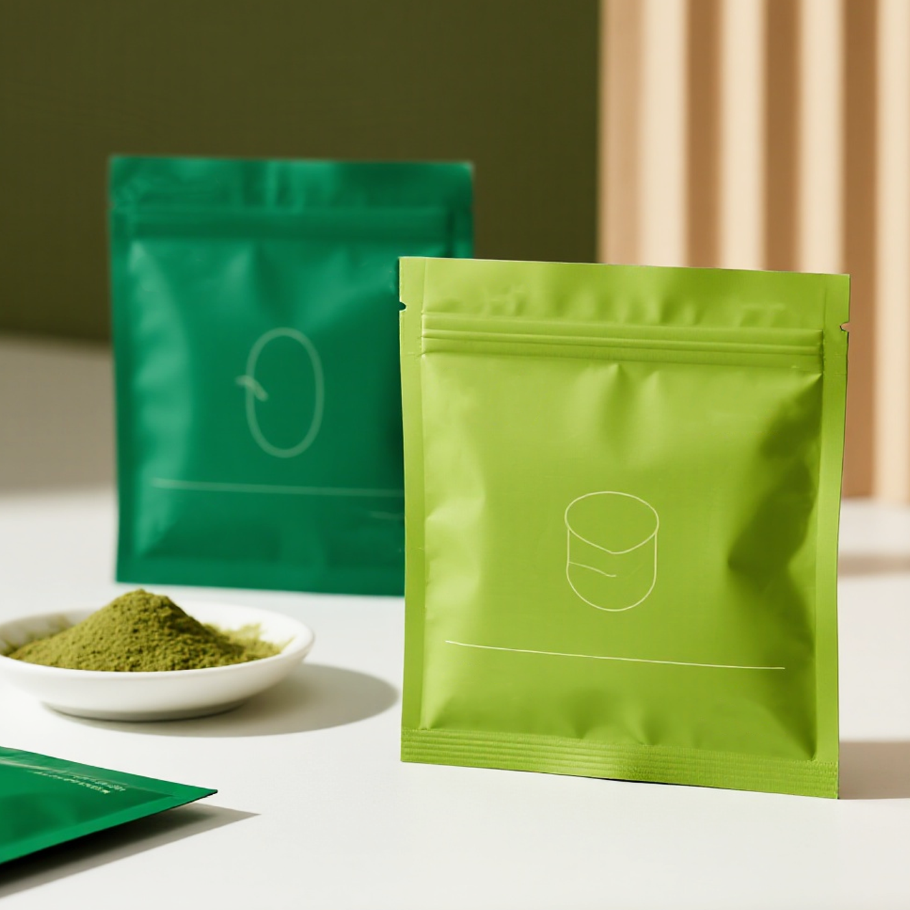 Customized Digital/Gravure Printing Heat Seal Three Side Seal Bag for Tea - image 7