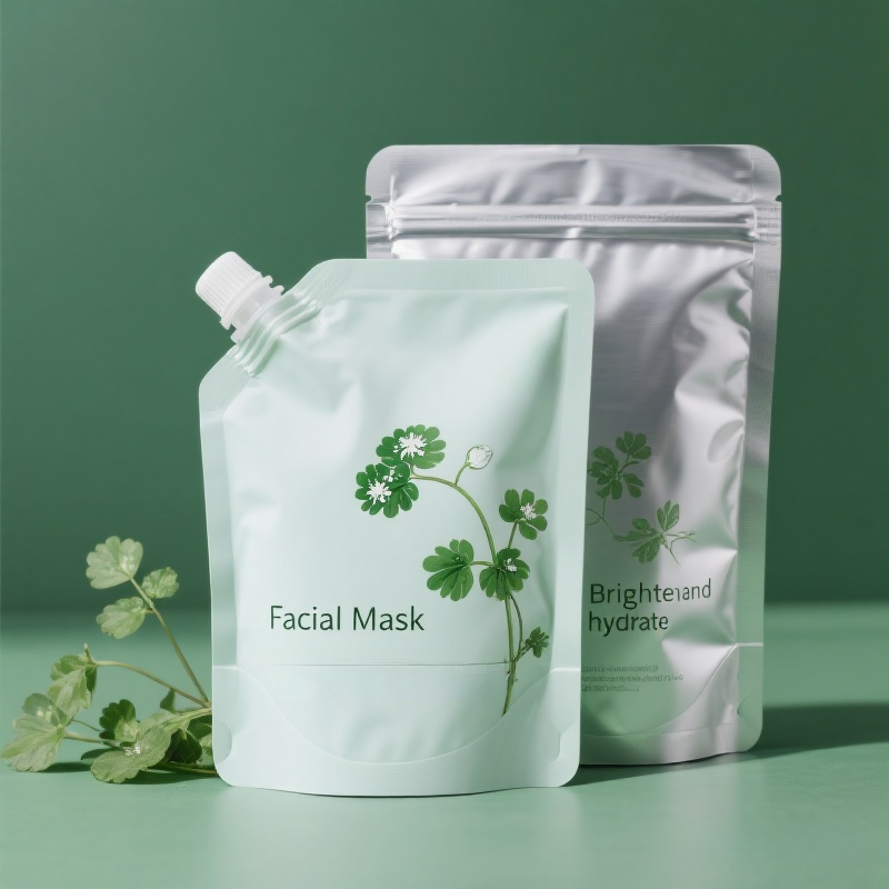 Customized Leakproof Standing Refillable Spout Pouches for Facial Mask - image 5