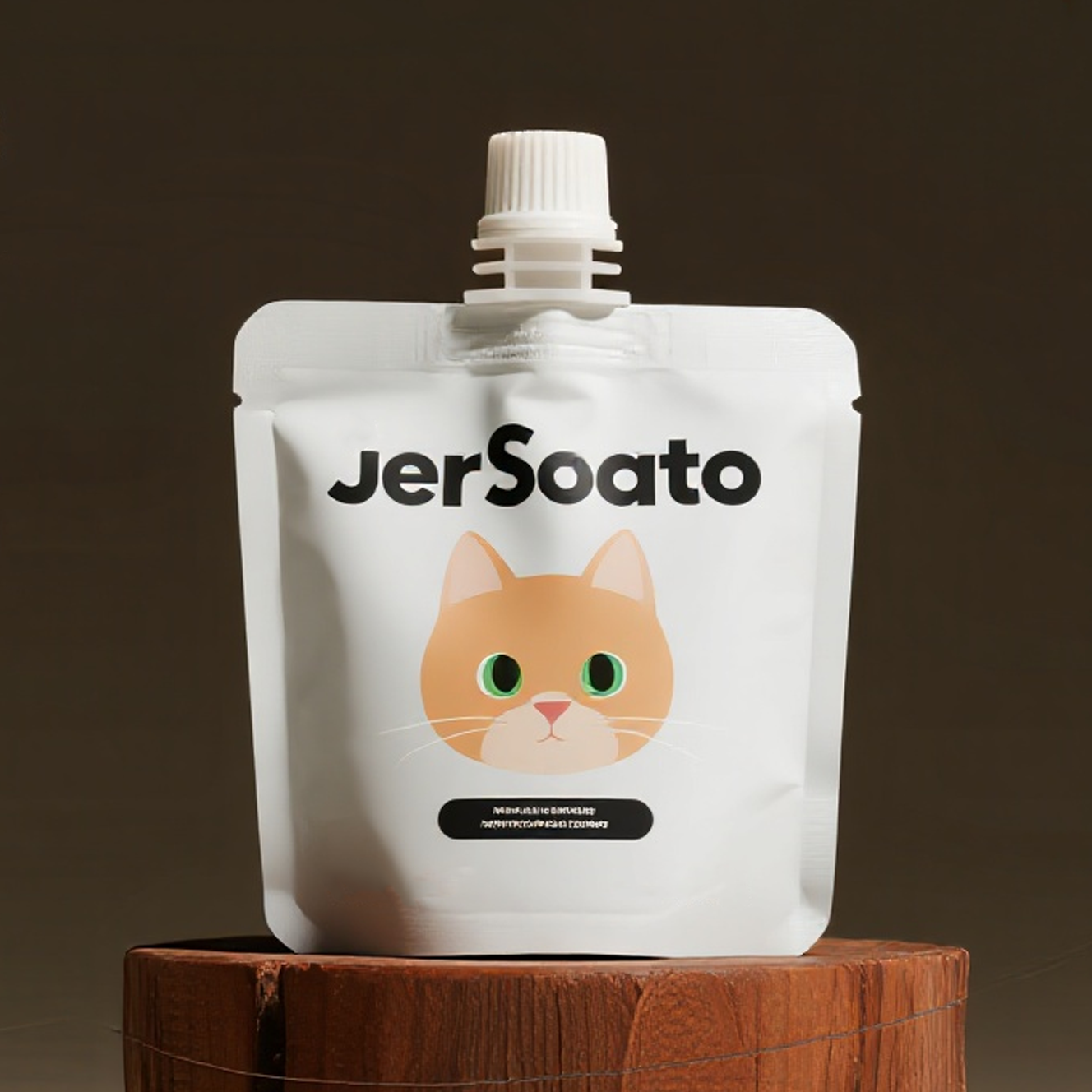 Customized Fully Colour Stand up Spout Pouch with Mouth Nozzle for Pet Treat Food - image 4
