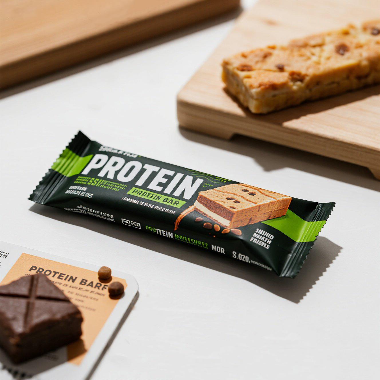 Custom Printed Matte Finish Back Side Seal Bag with Zigzag for Single Protein Bar - image 5