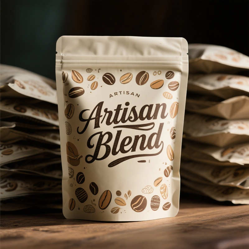 Customized Recloseable Stand up Pouch with or without Window for Coffee - image 3