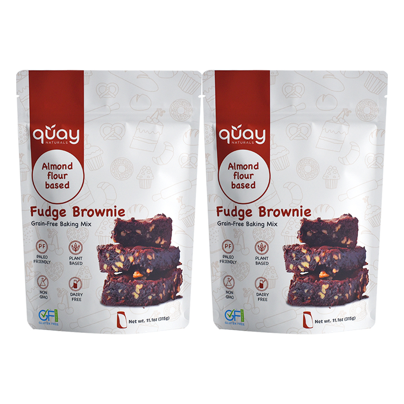 Customized Deign Print Stand up Ziplock Pouch for Brownie Baking Powder - image 3