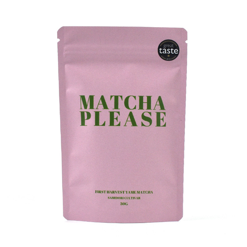 Customization Matcha Powder Packaging Bag Stand up Pouch