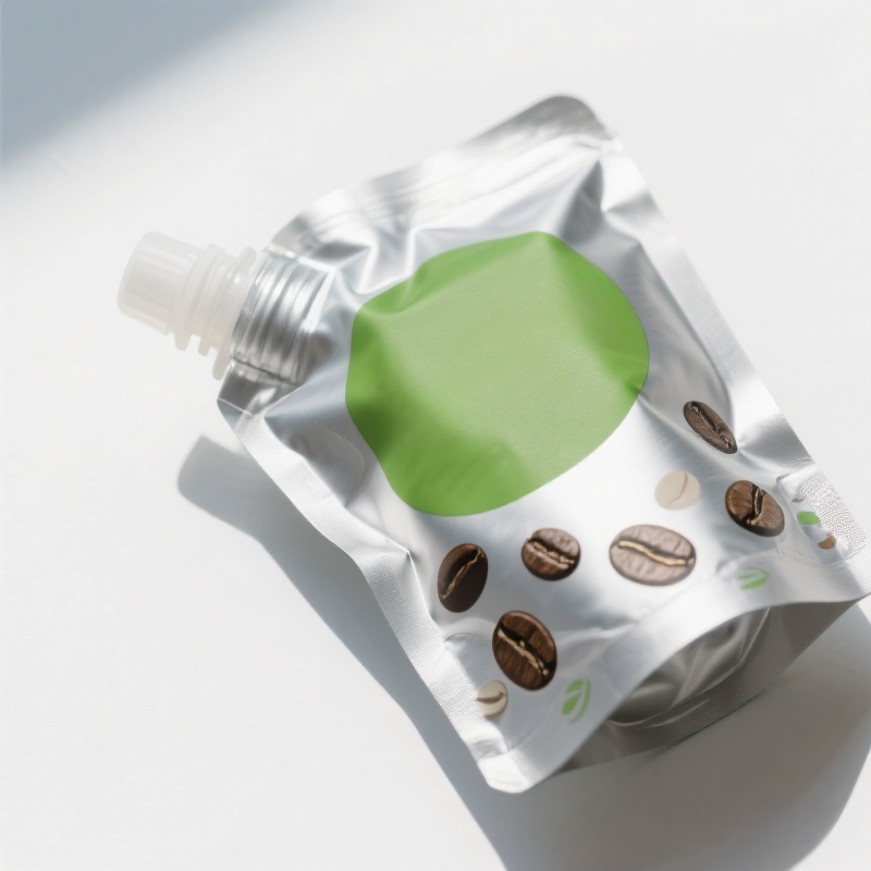 Customized Metallic Spout Pouch with Stand up Bottom for Beverage Drink Coffee  - image 6