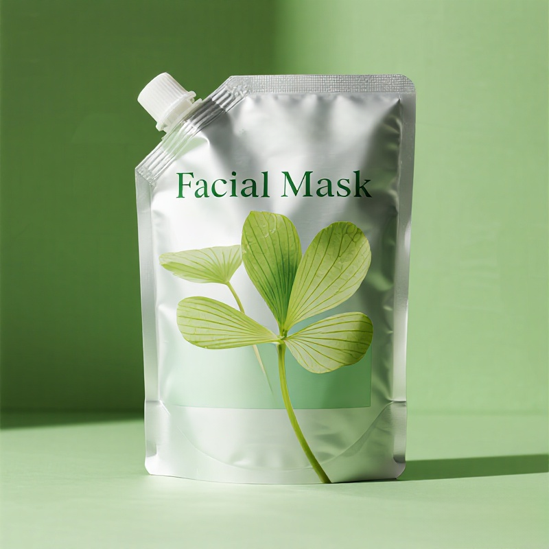 Customized Leakproof Standing Refillable Spout Pouches for Facial Mask - image 3