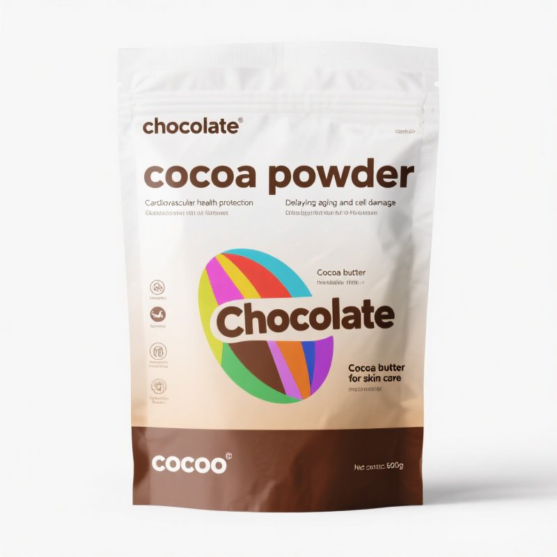 Customized Leakproof Airtight Stand up Ziplock Pouch for Cocoa Powder Matcha Powder - image 3