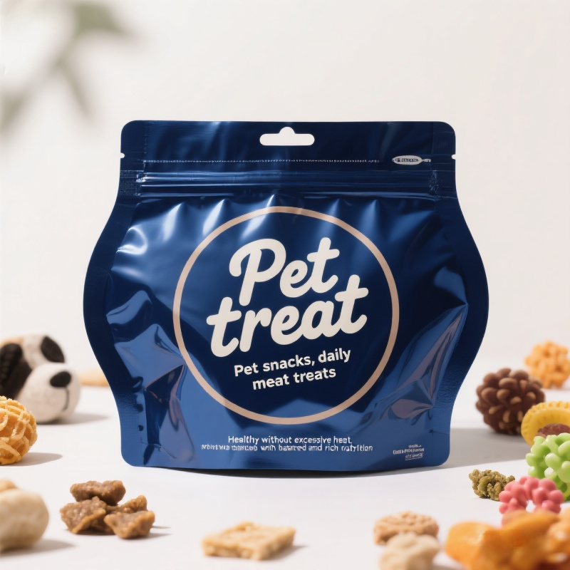Free Sample Custom Printed Unique Special Shaped Pouch with Window for Pet Food - image 4