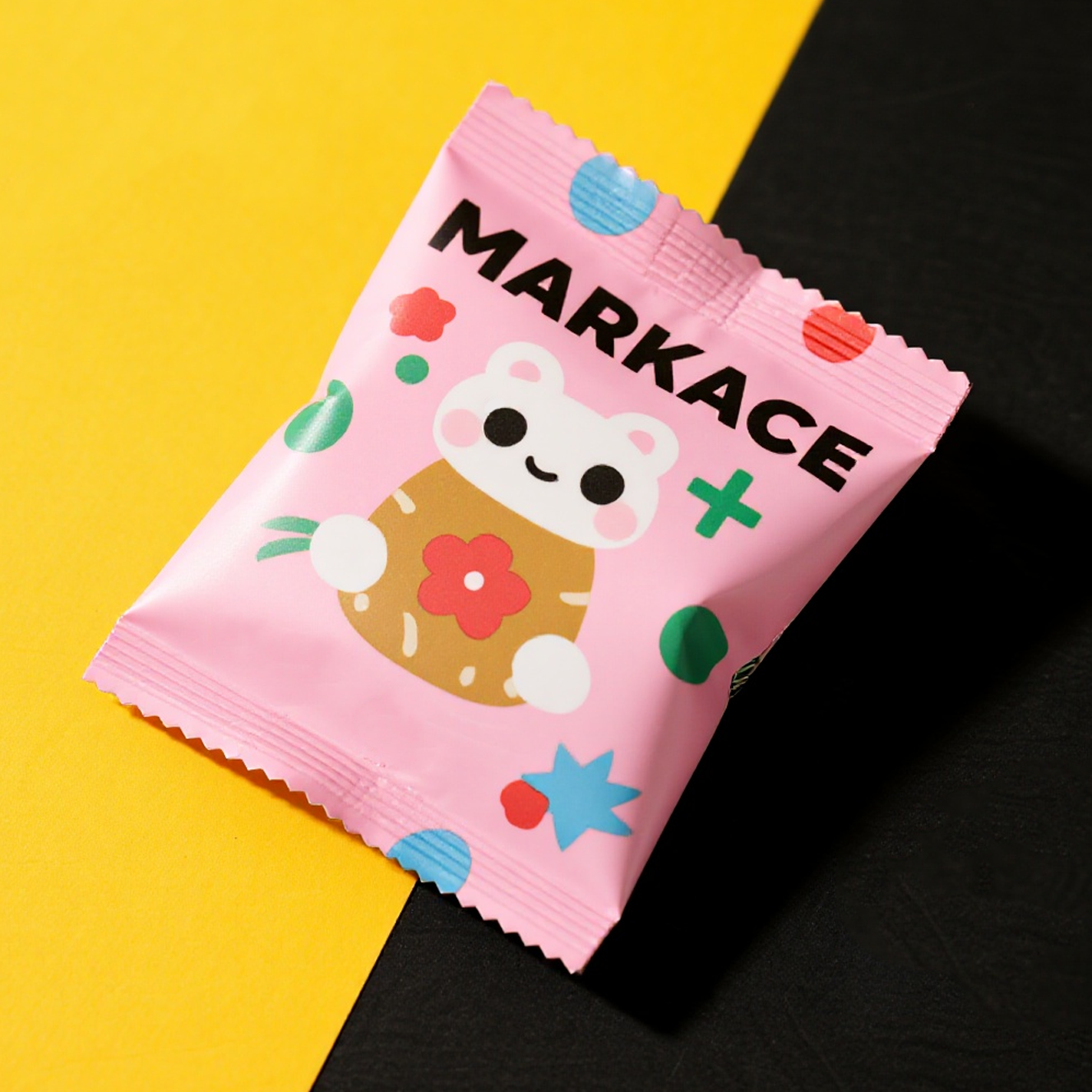Customized Vibrant Printing Back Side Seal Bag for Candy Gummy Chocolate - image 6