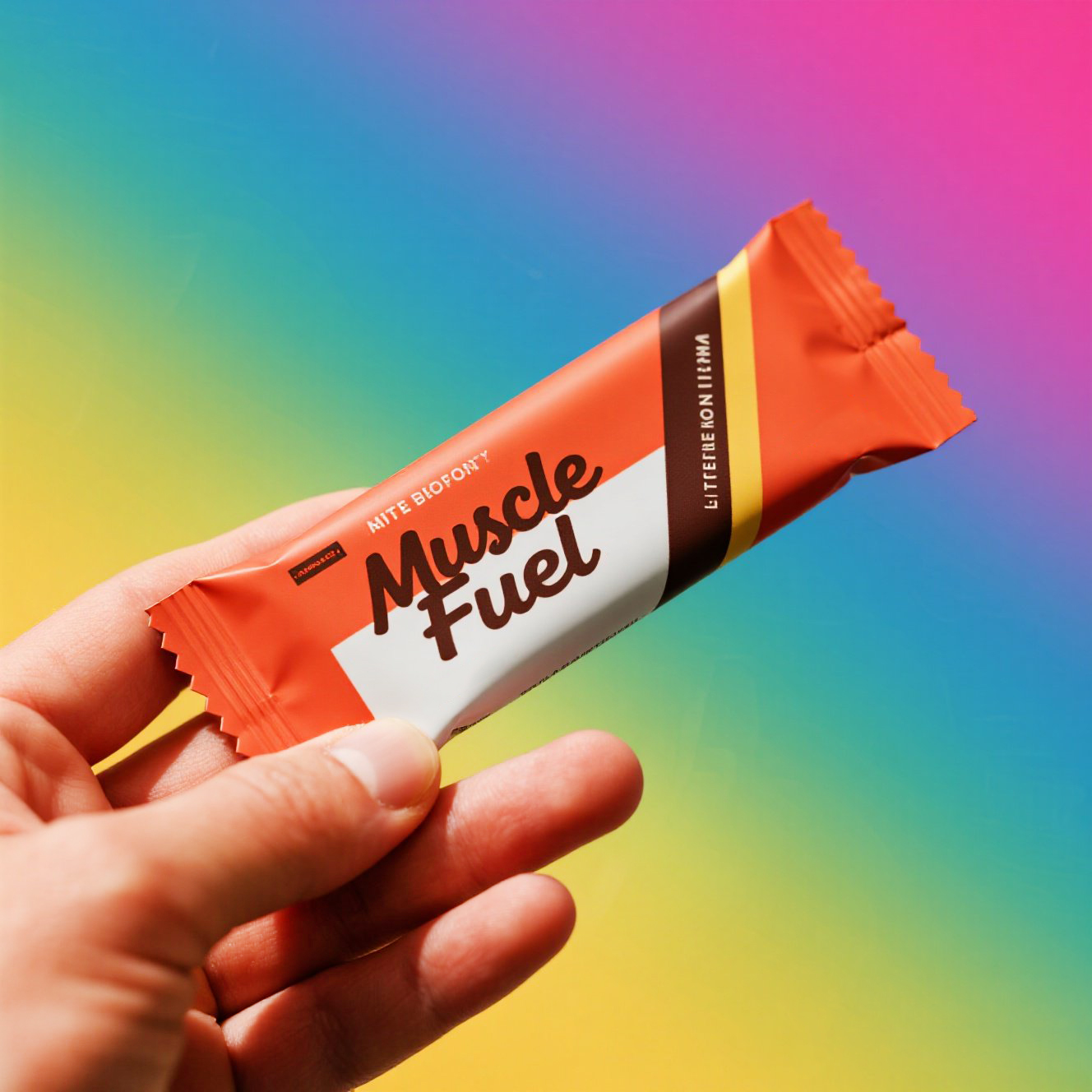 Custom Printed Matte Finish Back Side Seal Bag with Zigzag for Single Protein Bar - image 7