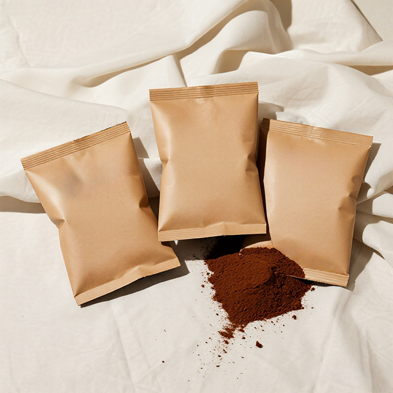 Customized Gravure Printing Aluminum Foil Back Middle Seal Bag for Coffee Powder - image 6