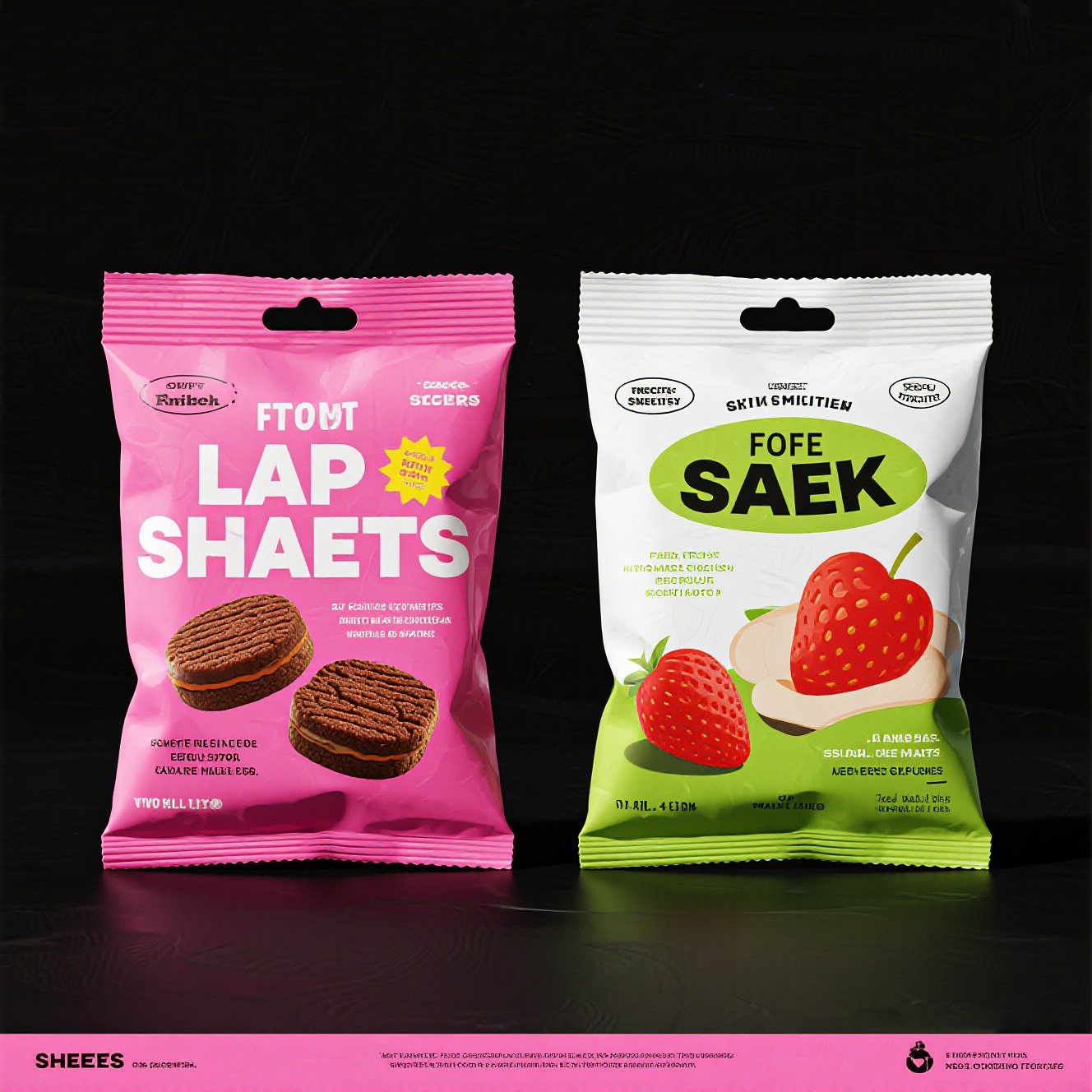 Customized Smell Odor Proof Back Side Seal Pillow Pouch for Puffed Food Mylar Bag - image 7