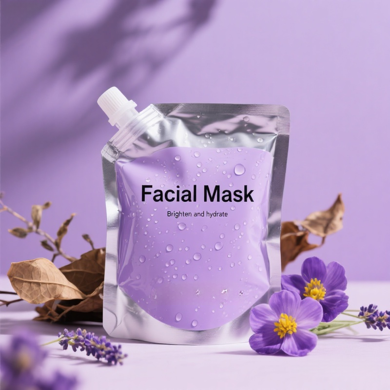 Customized Own Design Logo Stand up Pouch with Spout for Skin Care Facial Mask - image 4