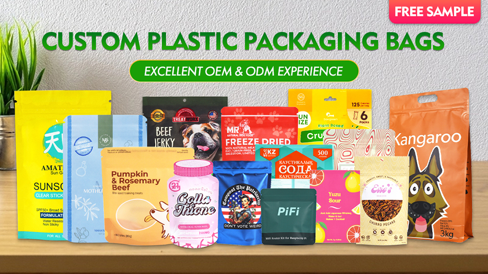 Customization Matcha Powder Plastic Packaging Bags