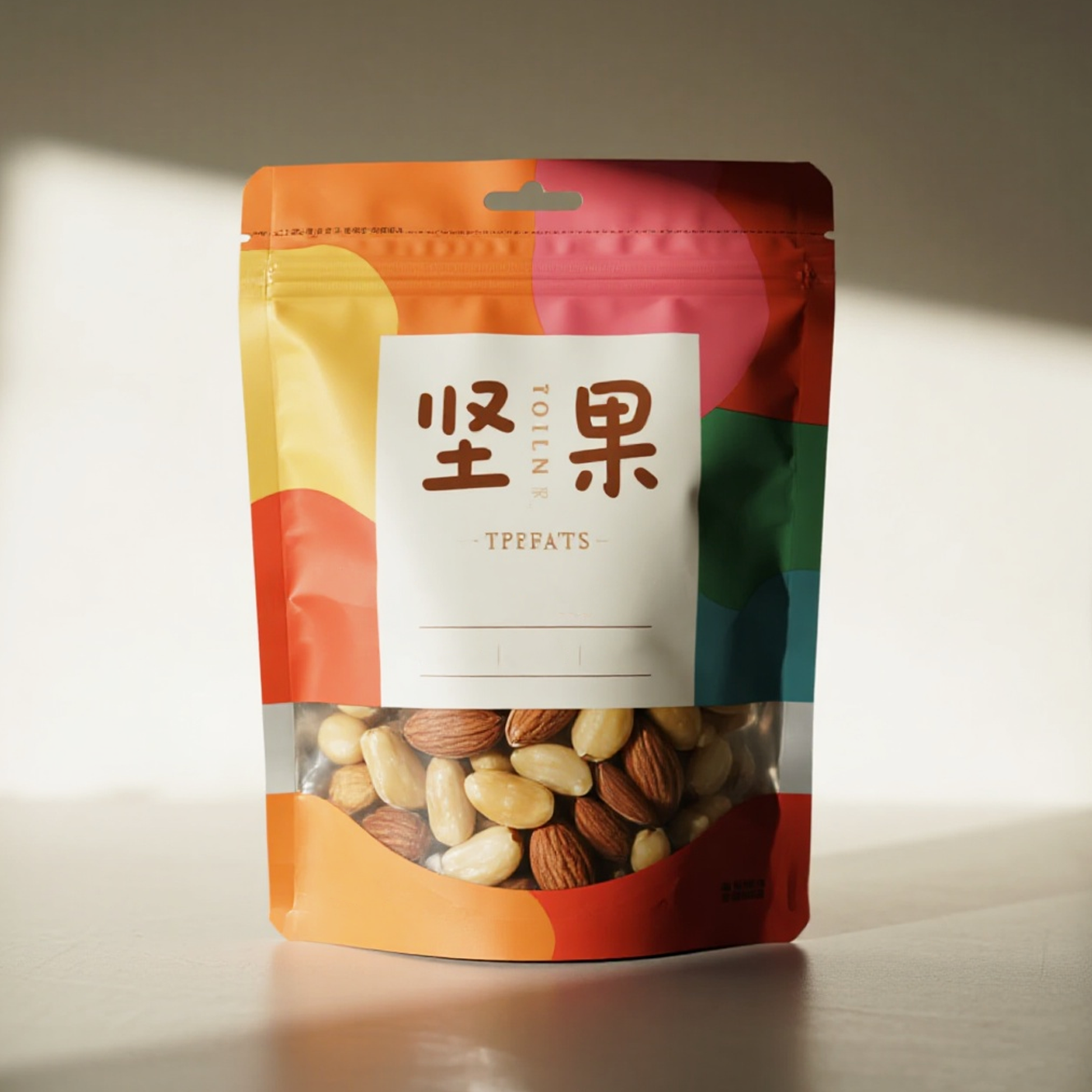 Customized Flexible Stand up Pouch with Special Shaped Window for Nuts Snack - image 4