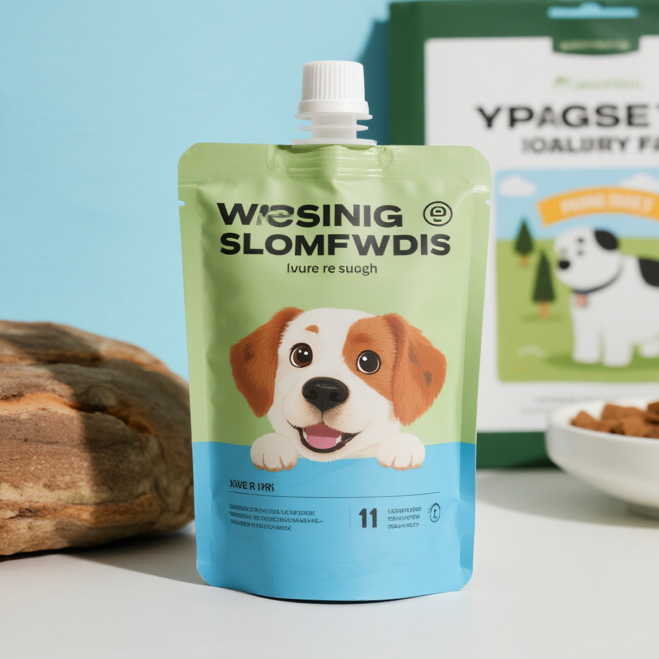 Hot Selling Resealable Doypack Liquid Packaging Plastic Drink Pouches for Wet Pet Food