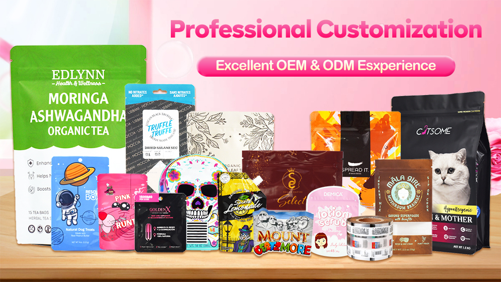 Custom Stand-Up Pouch for Nut Packaging