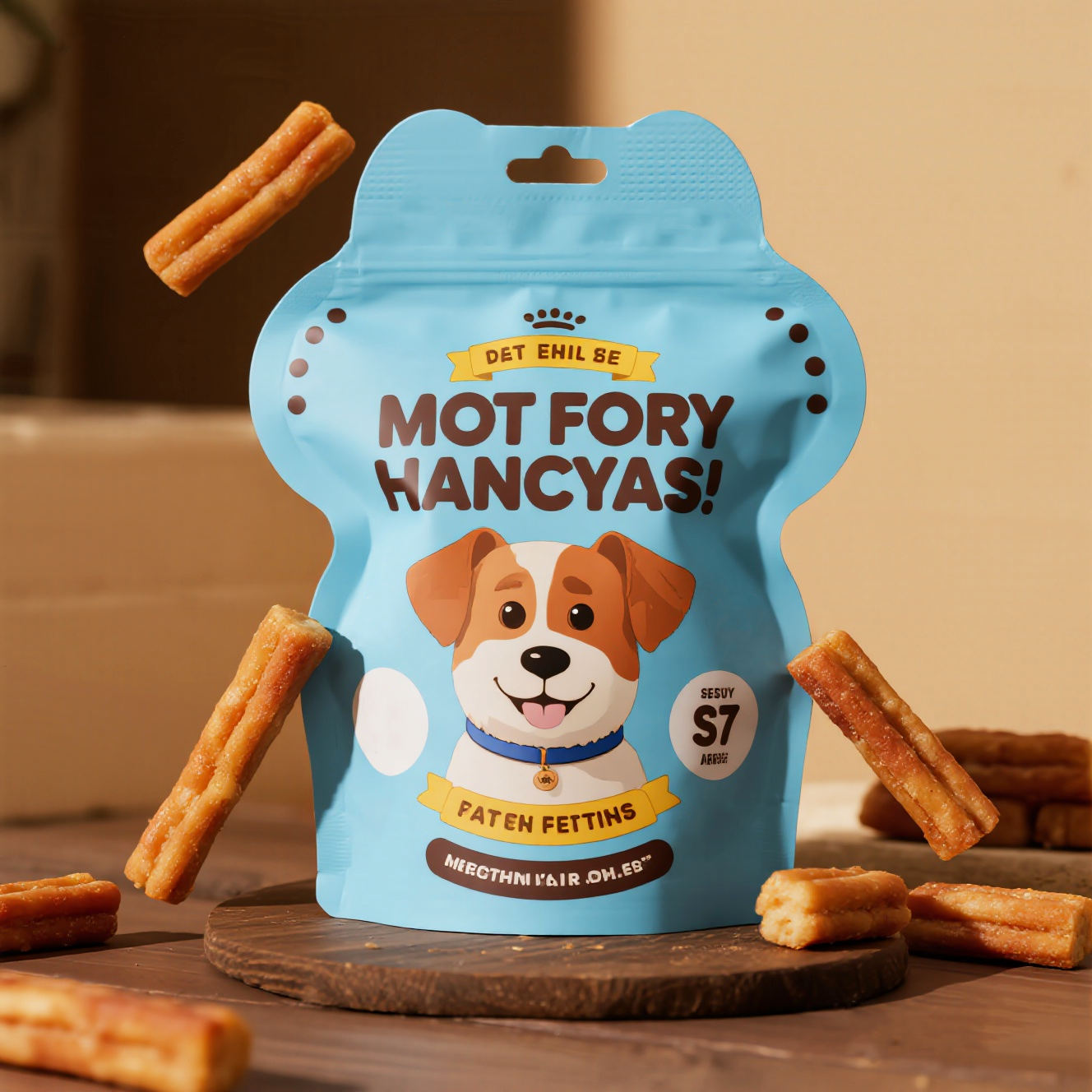 Customized Shaped Die Cut Shaped Pouch with Ziplock for Pet Food Jerky Mylar Bag