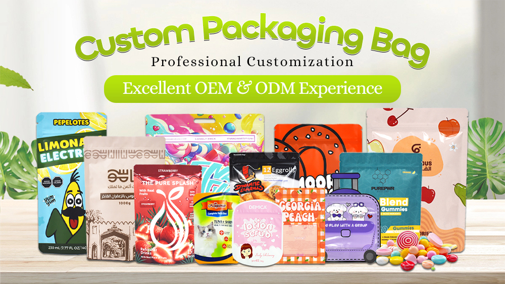 Matte Frozen PE Stand-Up Pouch for Frozen Food