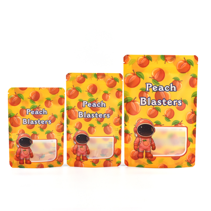 Series Stand up Pouch Doypack Bag with Frosted Window for Candy Packaging