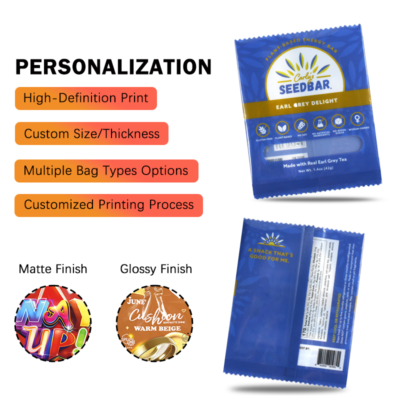 Custom Laminated Food Packaging Bags Back Sealed Bag - image 8