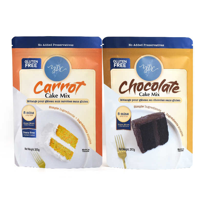 Customized Food Packaging Stand up Pouch with Ziplock for Cake Mix - image 5
