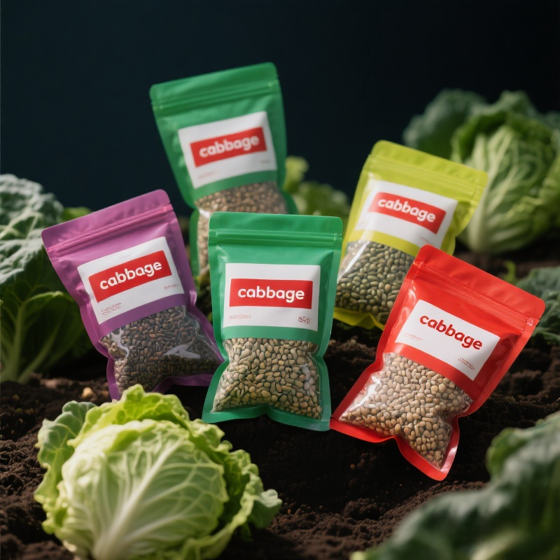 Free Sample Customized Three Side Seal Pouch with Window for Vegetable Seeds - image 2