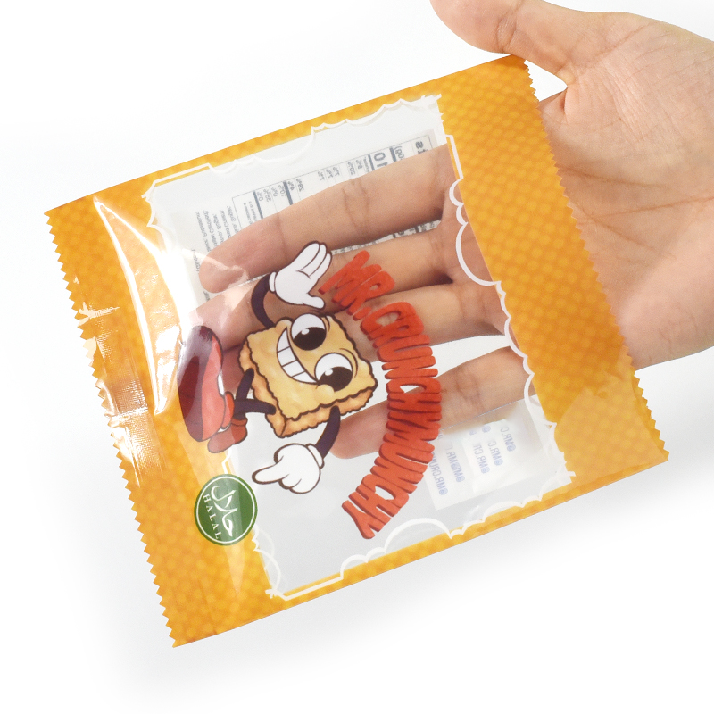 Factory Price Customized Back Sealed Bag with Window for Popcorn Snacks - image 5