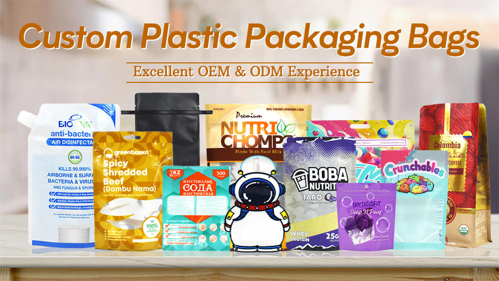 Product Introduction: Custom Matte Metallized Stand-Up Pouches for Crocheted Kits