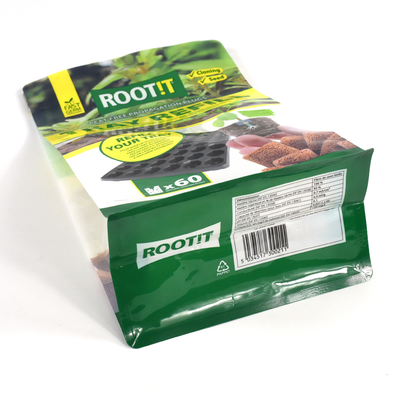 Customized Glossy Flat Bottom Pouch with Side Transparent Window for Craft Tray Refill - image 5