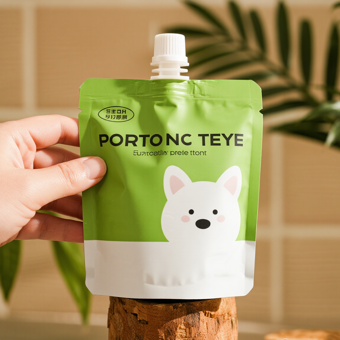 Customized Matte Finish Spout Pouch with Stand up Bottom for Pet Cat Wet Food - image 7