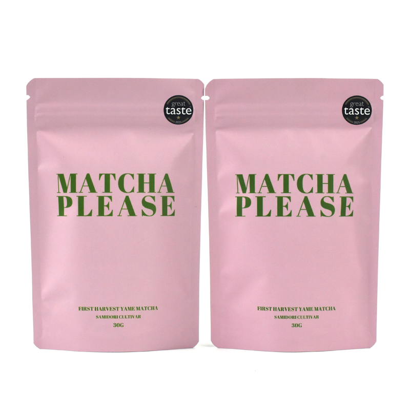 Customization Matcha Powder Packaging Bag Stand up Pouch - image 4