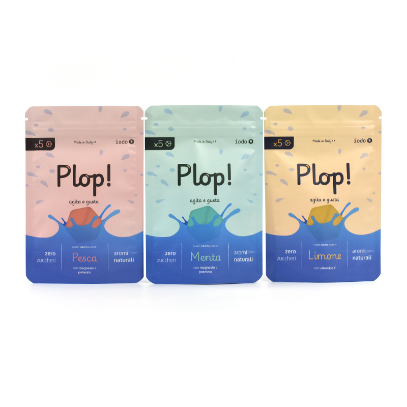 Custom Perfect Printing Ziplock Stand up Pouch for Electrolyte Powder