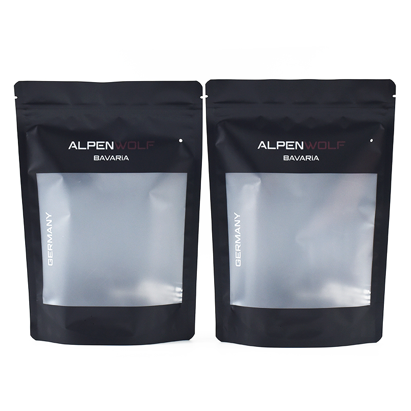 XTD Customized Matte Stand up Pouch with Frosted Window&Air Hole - image 3