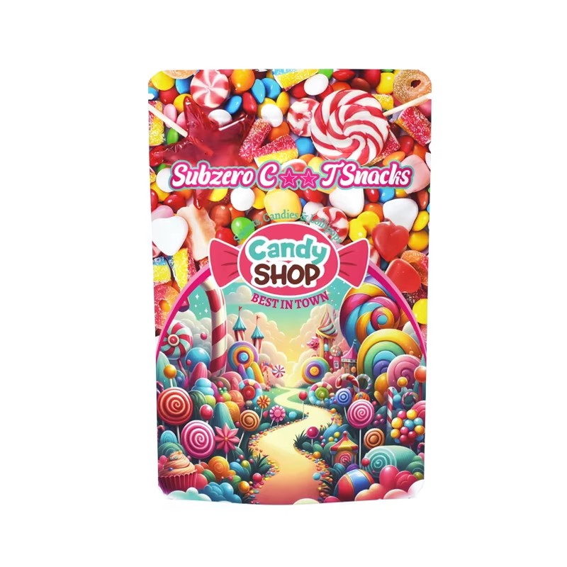 Low MOQ Food Grade Plastic Packaging Bags with Custom Design for Sweet Candy
