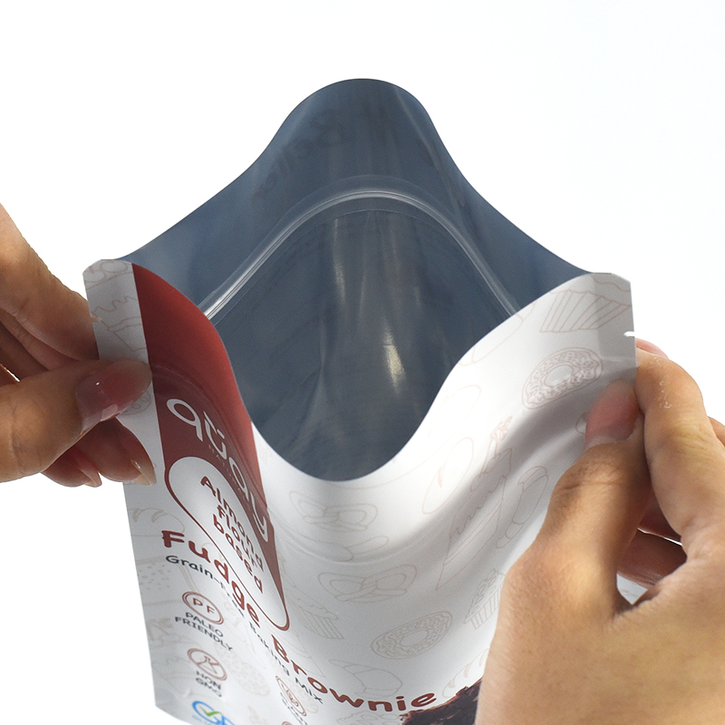 Customized Deign Print Stand up Ziplock Pouch for Brownie Baking Powder - image 5