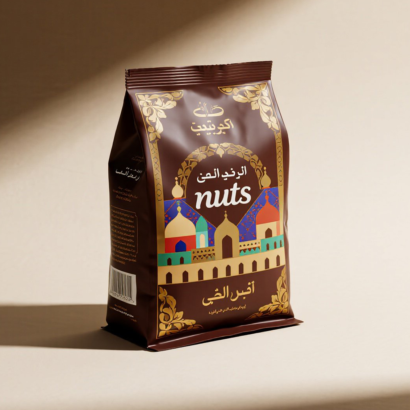 Custom Printed High End Flat Bottom Pouch for Mixed Nuts Gift Packaging Bag - image 6