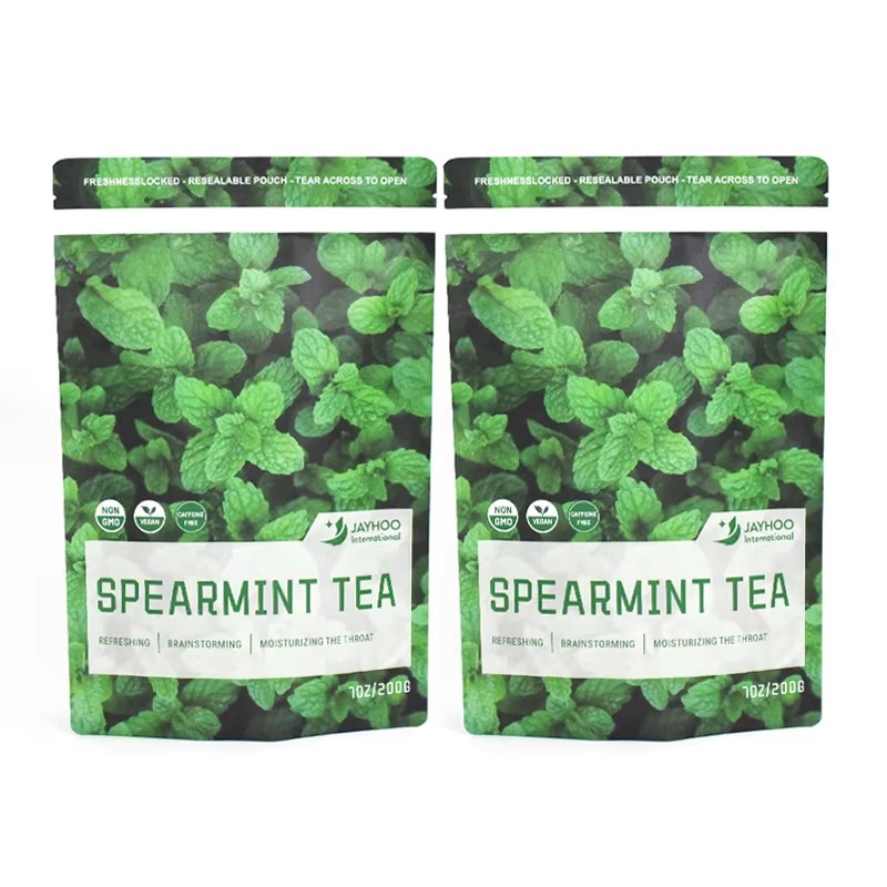 Customized Mylar Bag-Food Grade PE-Stand up Pouch-Spearmint Tea Packaging - image 2