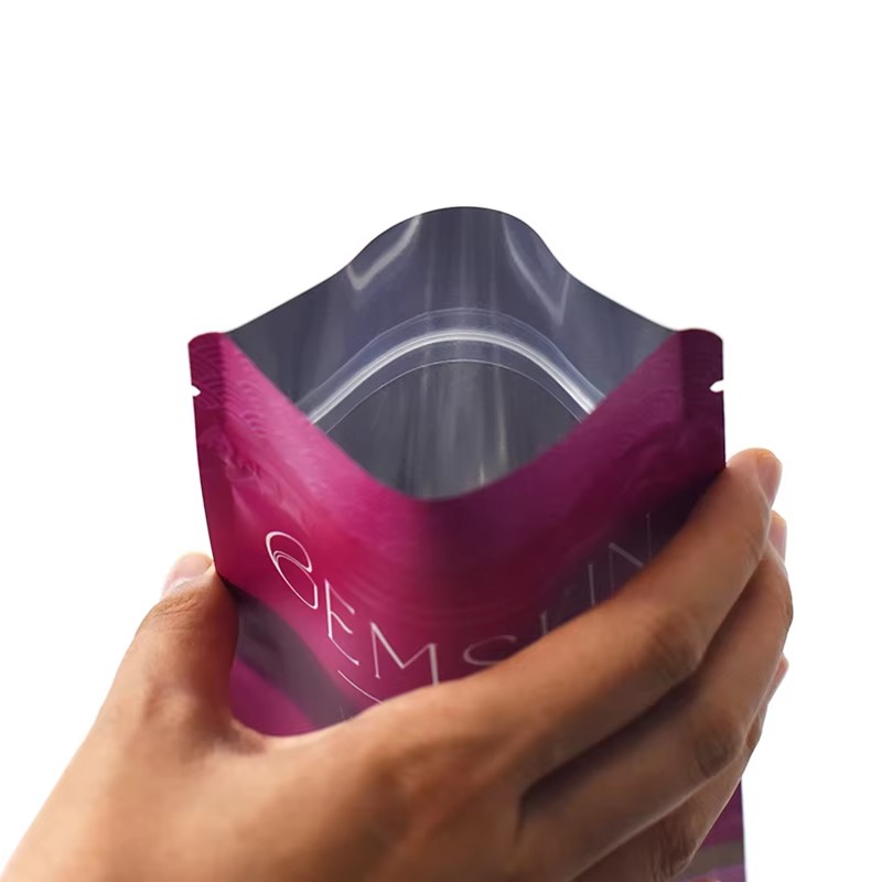 Customized Durable Stand up Pouch with Resealable Zipper for 135gram White Soap - image 5
