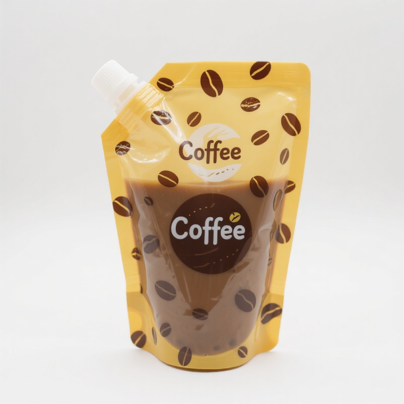 Customized 100ml 150ml 200ml 250ml Doypack Suction Nozzle Stand up Spout Pouch for Coffee - image 3