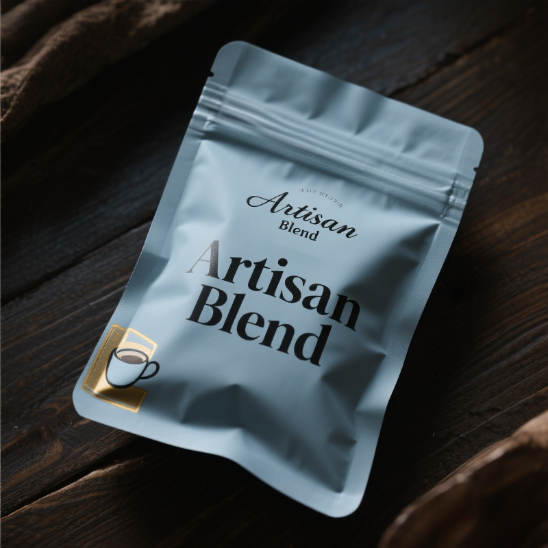 Custom Design Convenient Portable Small Size Three Side Seal Flat Pouch for Coffee - image 5