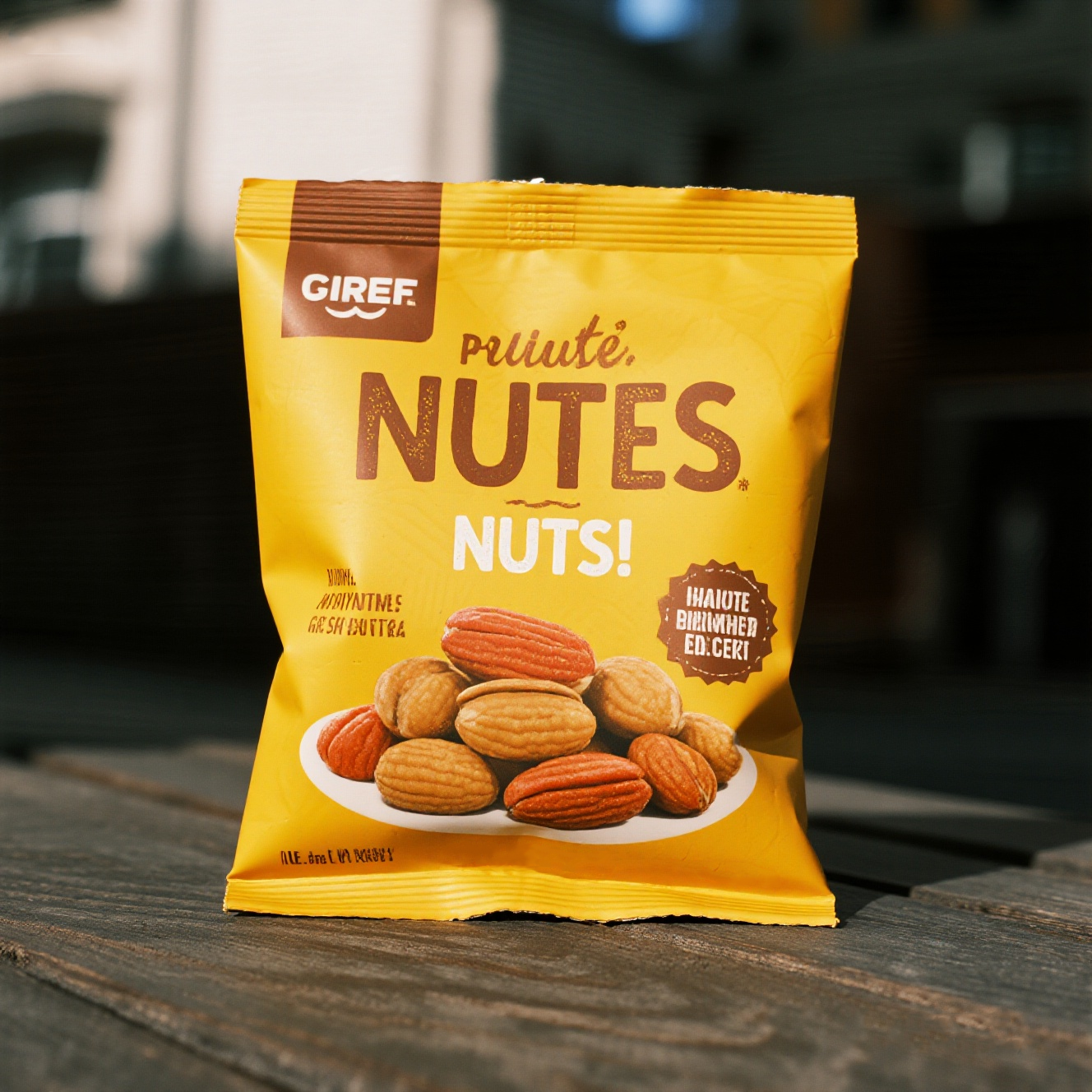 Custom Printed Back Side Middle Seal Bag for Nuts Peanuts Snack Mylar Bag - image 5