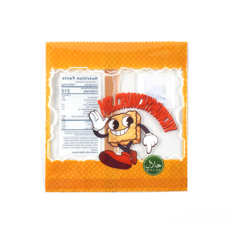 Factory Price Customized Back Sealed Bag with Window for Popcorn Snacks - image 3