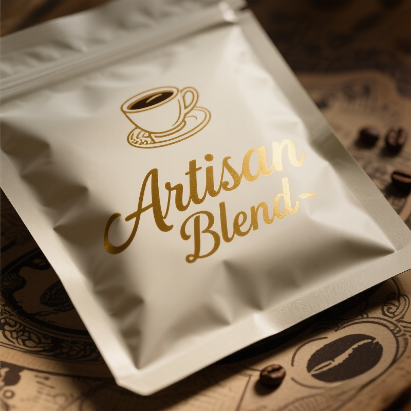 Custom Printed Glossy or Matte Finish Flat Pouch for Matcha Powder Coffee Powder - image 5