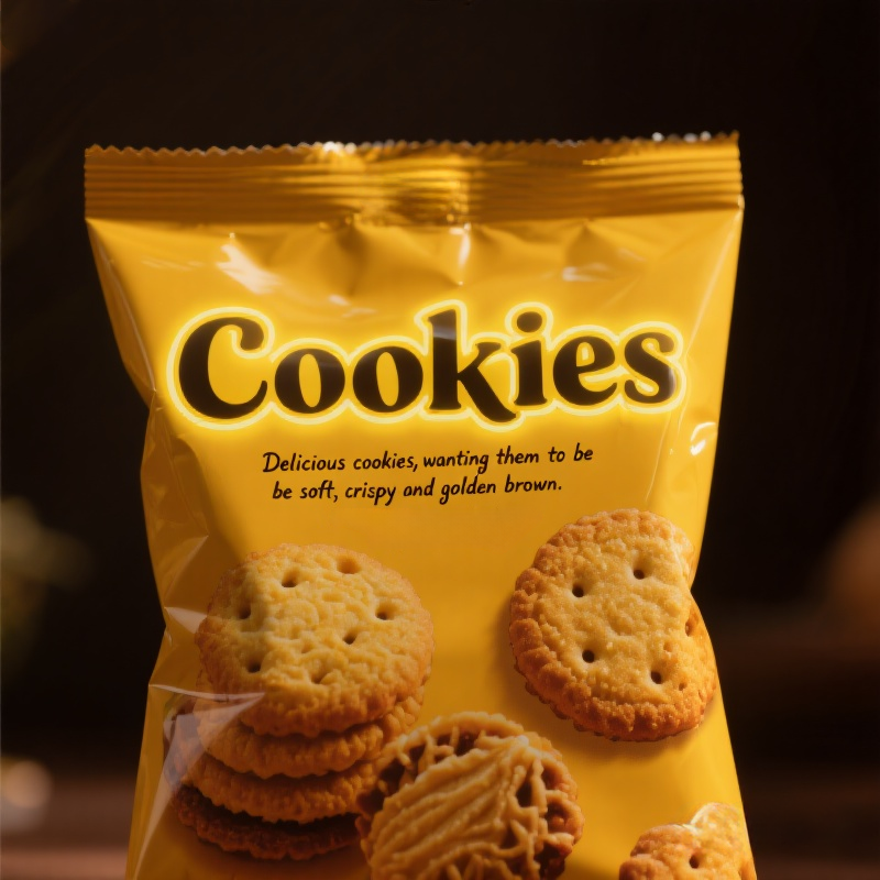 Customzied Semi-Transparent Food Grade Back Sealed Bag with Branded Logo for Cookie - image 7