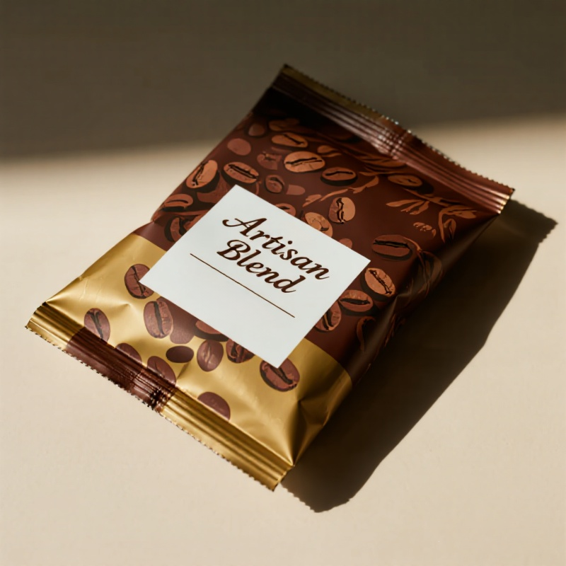 Customized Gravure Printing Aluminum Foil Back Middle Seal Bag for Coffee Powder - image 3