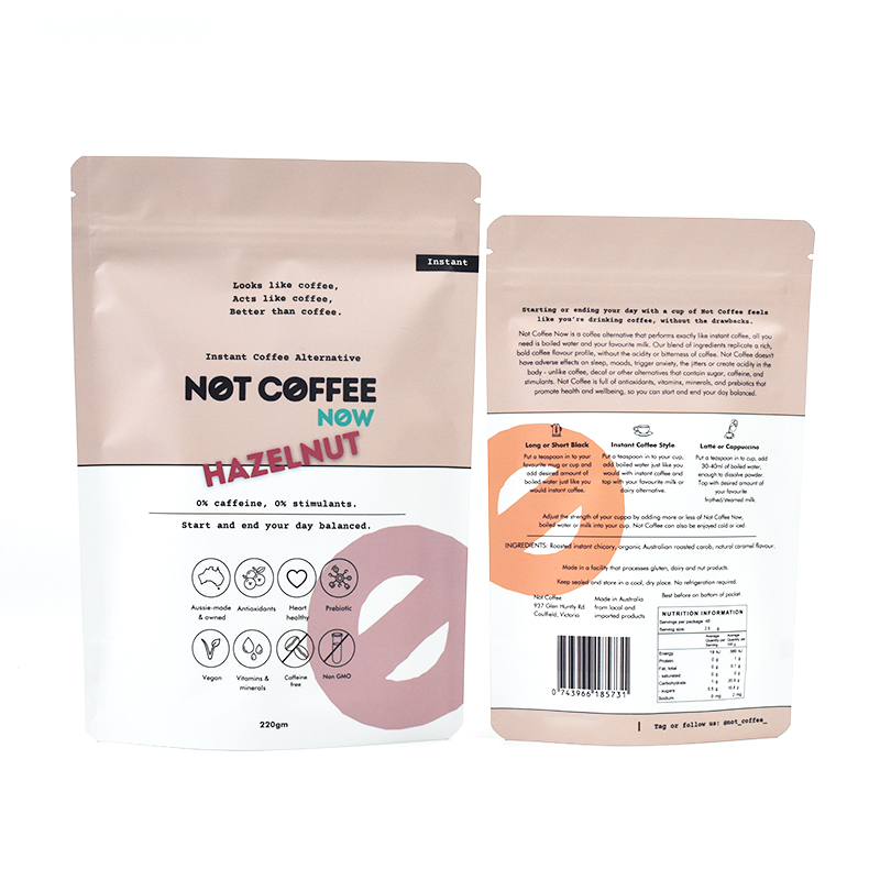 Custom Simple Logo Printing on Plastic Bags|Coffee Packaging Bag|XTD - image 4