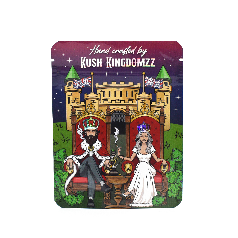 Custom Kush Stand up Pouch with Zipper Top