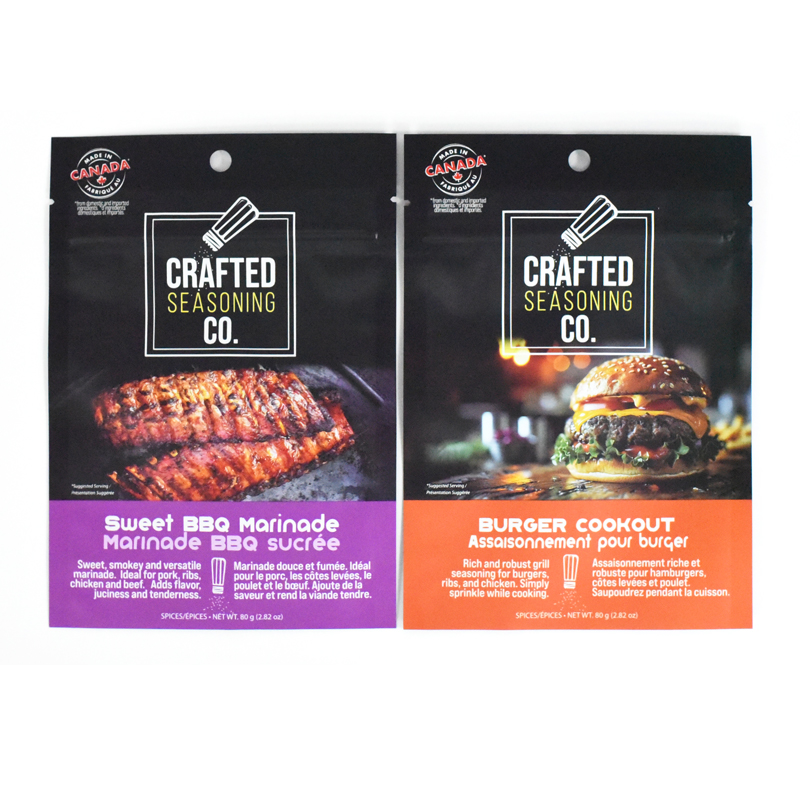 Customzied Series Heat Seal Matte Finish Three Side Sealing Bag for Seasoning Condiment - image 4